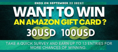Win an Amazon Gift Card worth $30 or $100!