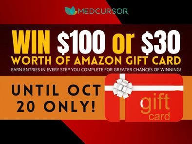 Win an Amazon Gift Card worth $100 or $30