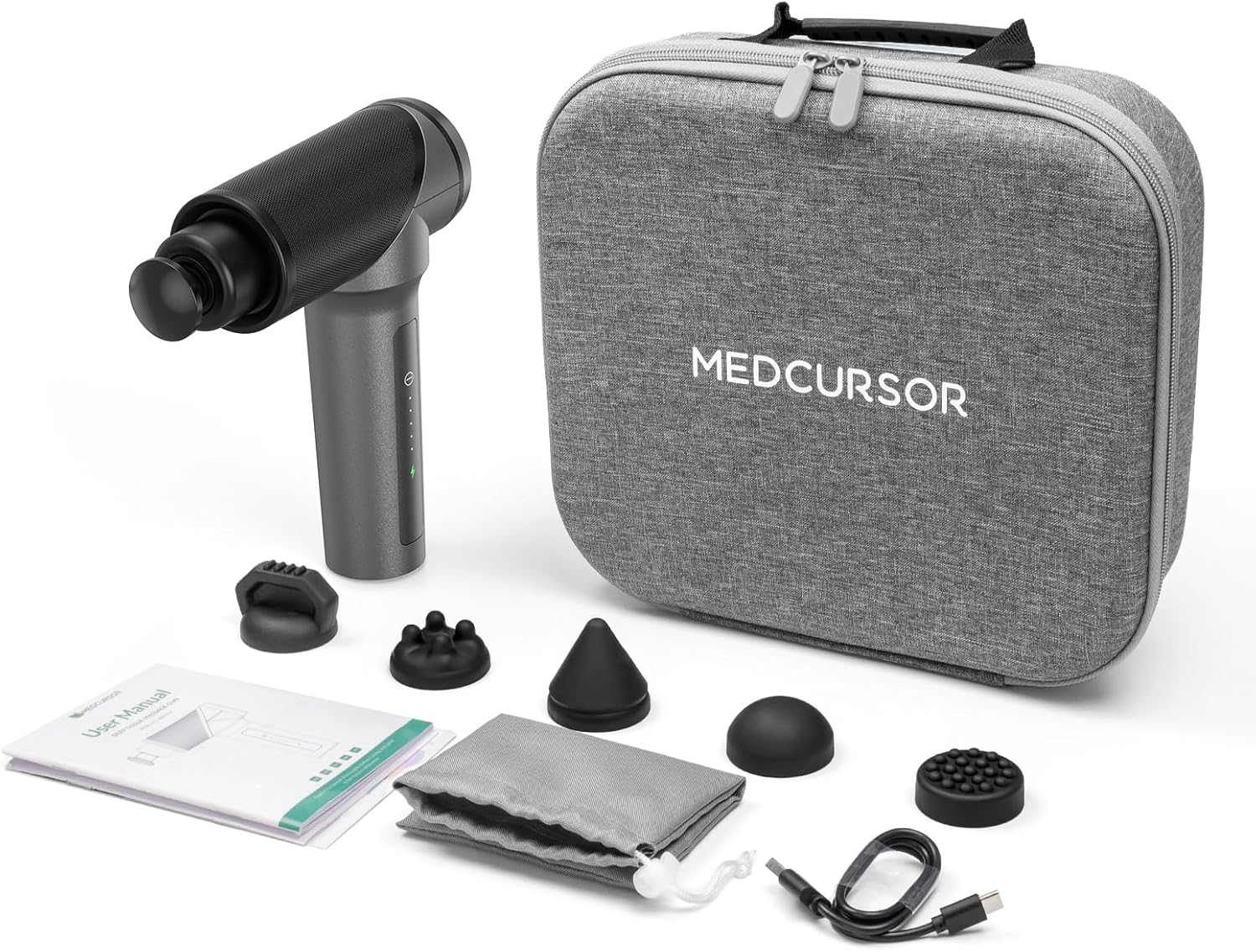 Medcursor Handheld Percussion Massage Gun Deep Tissue