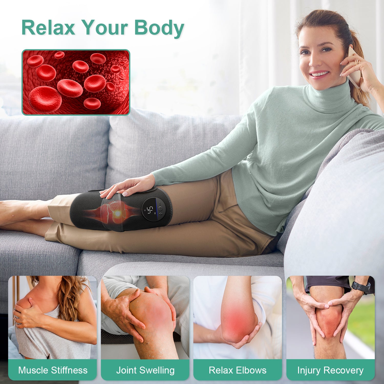 Medcursor Heated Knee Massager