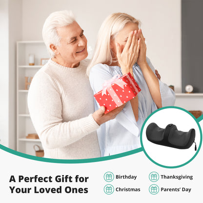 Medcursor Foot Massager with Heat, Feet and Calf Massager Machine with Massage Roller, Adjustable Intensity for Foot Massage, Lightweight and Relax for Home or Office Use (Not Cordless)