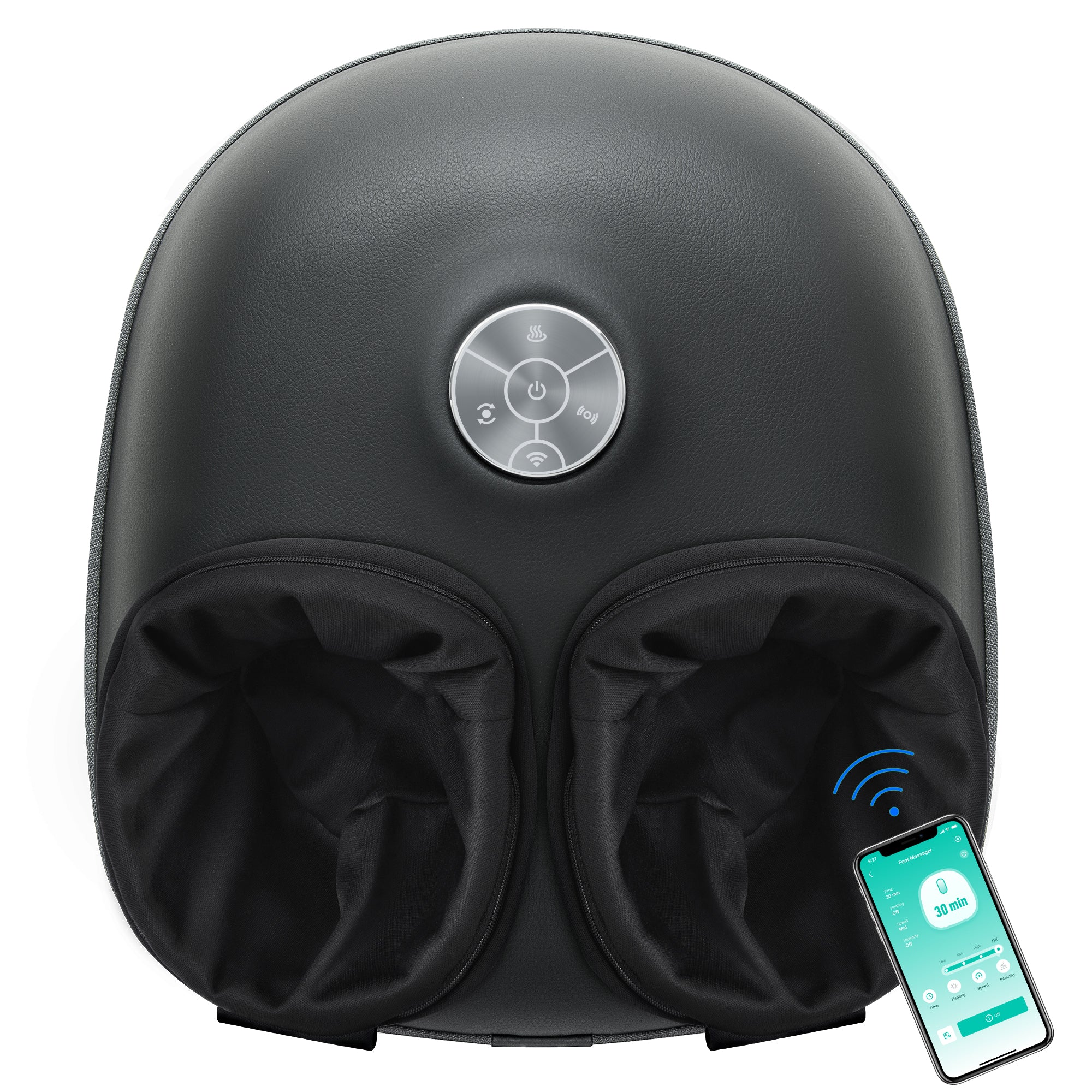 Foot Massager with Heat, Shiatsu Deep Kneading Machine, Smart APP Mobile Control Foot Massager with Heat, Shiatsu Deep Kneading Machine, Smart APP Mobile Control